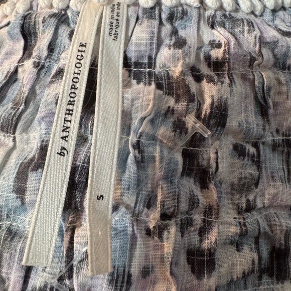 Anthropologie Victorian Sheer Lace Multicolor Blouse size small - Picture 9 of 13